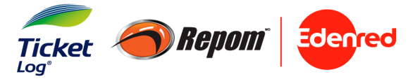 Logo TicketLog, Repom e Edenred